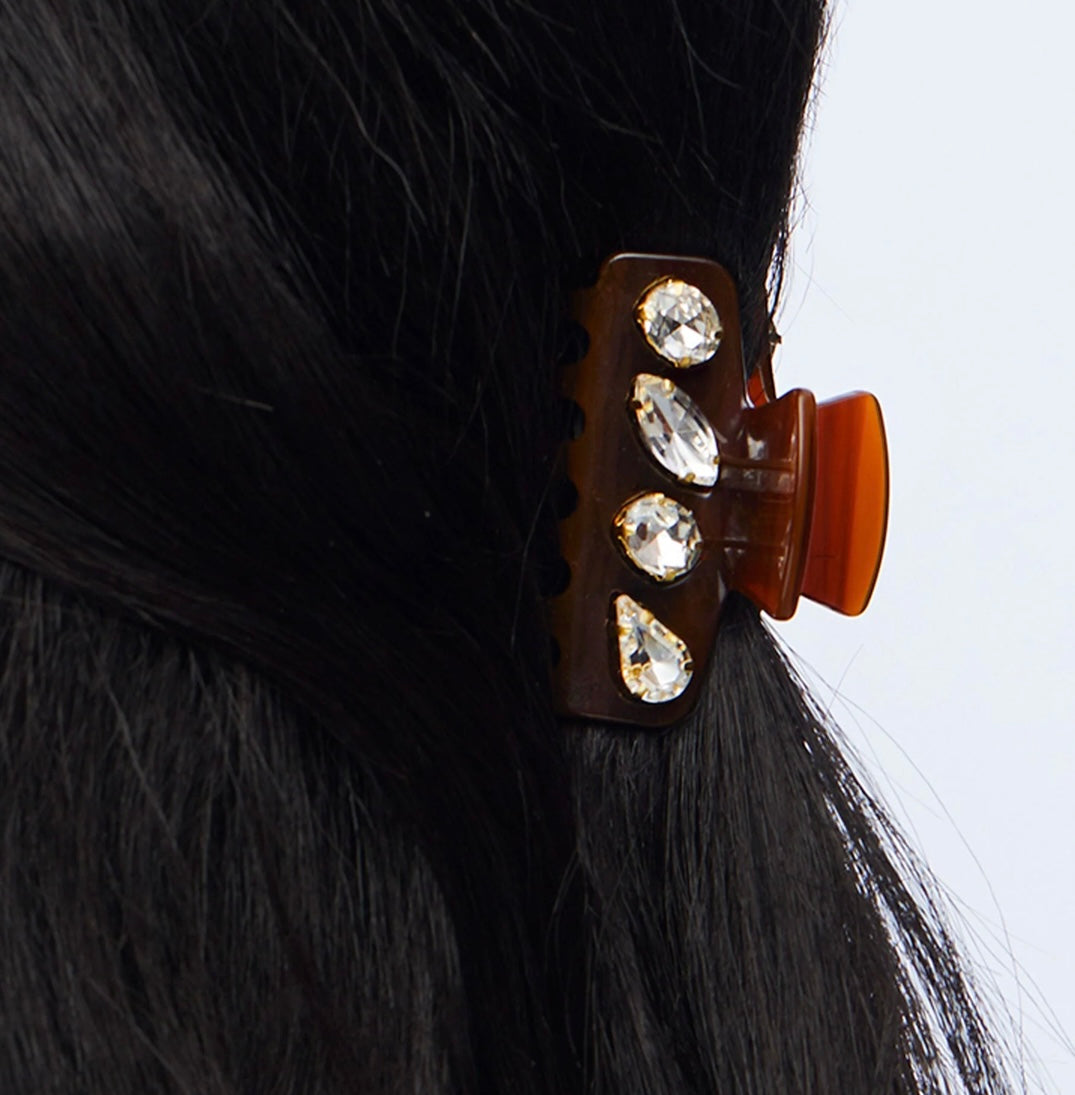 Tortoise Mini Claw Clip