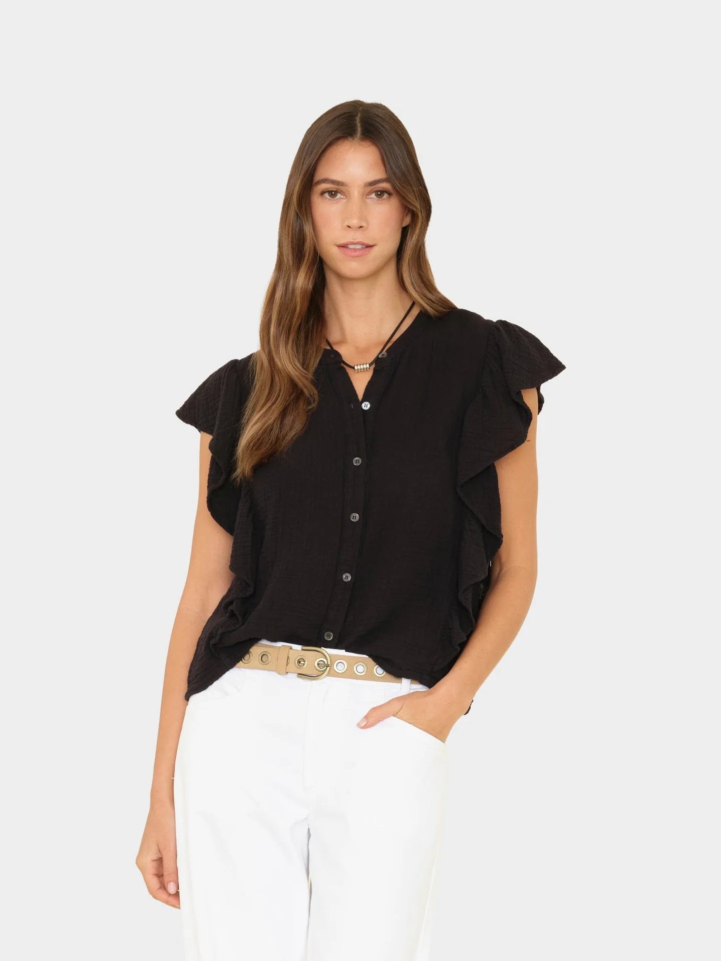 Ashlyn Top in Black