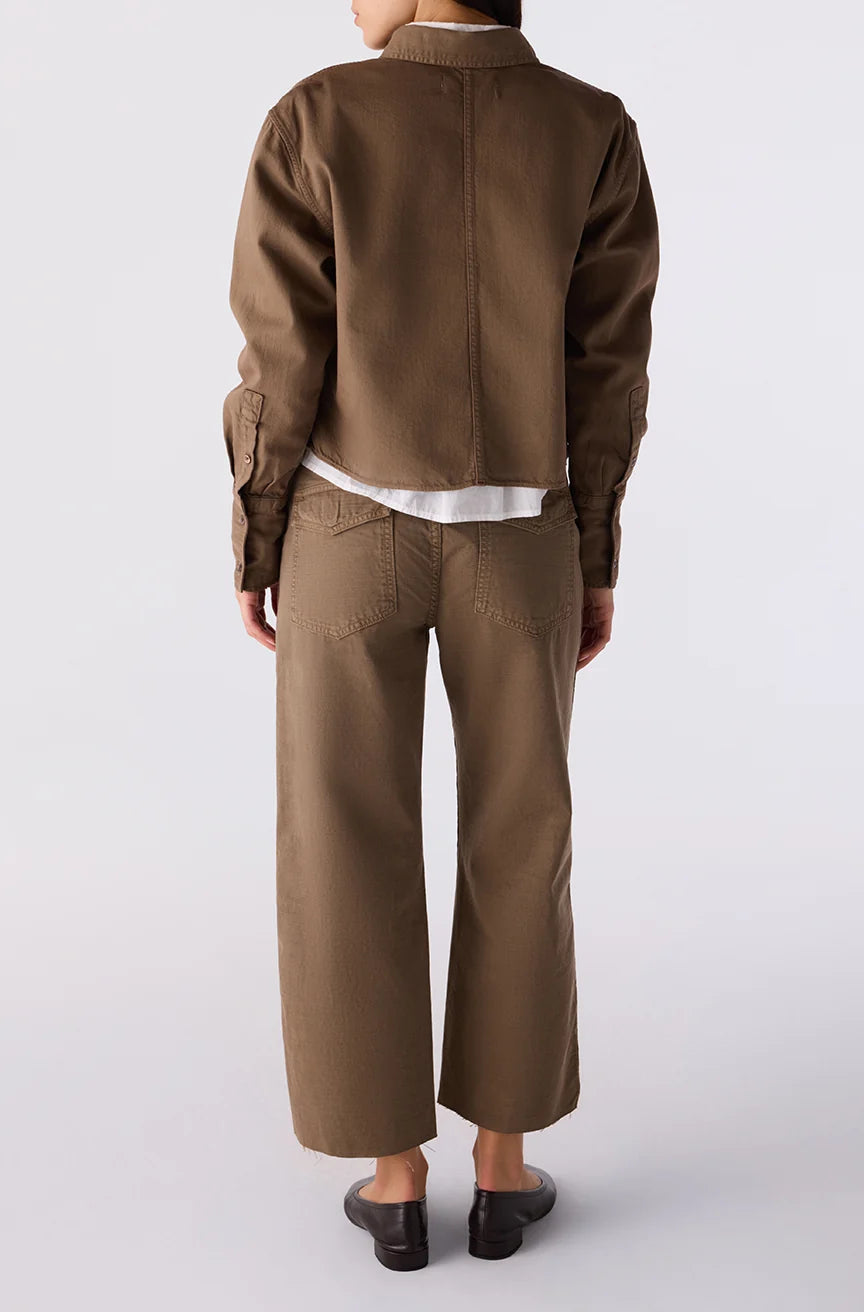 Easy Army Slouch Crop - Root