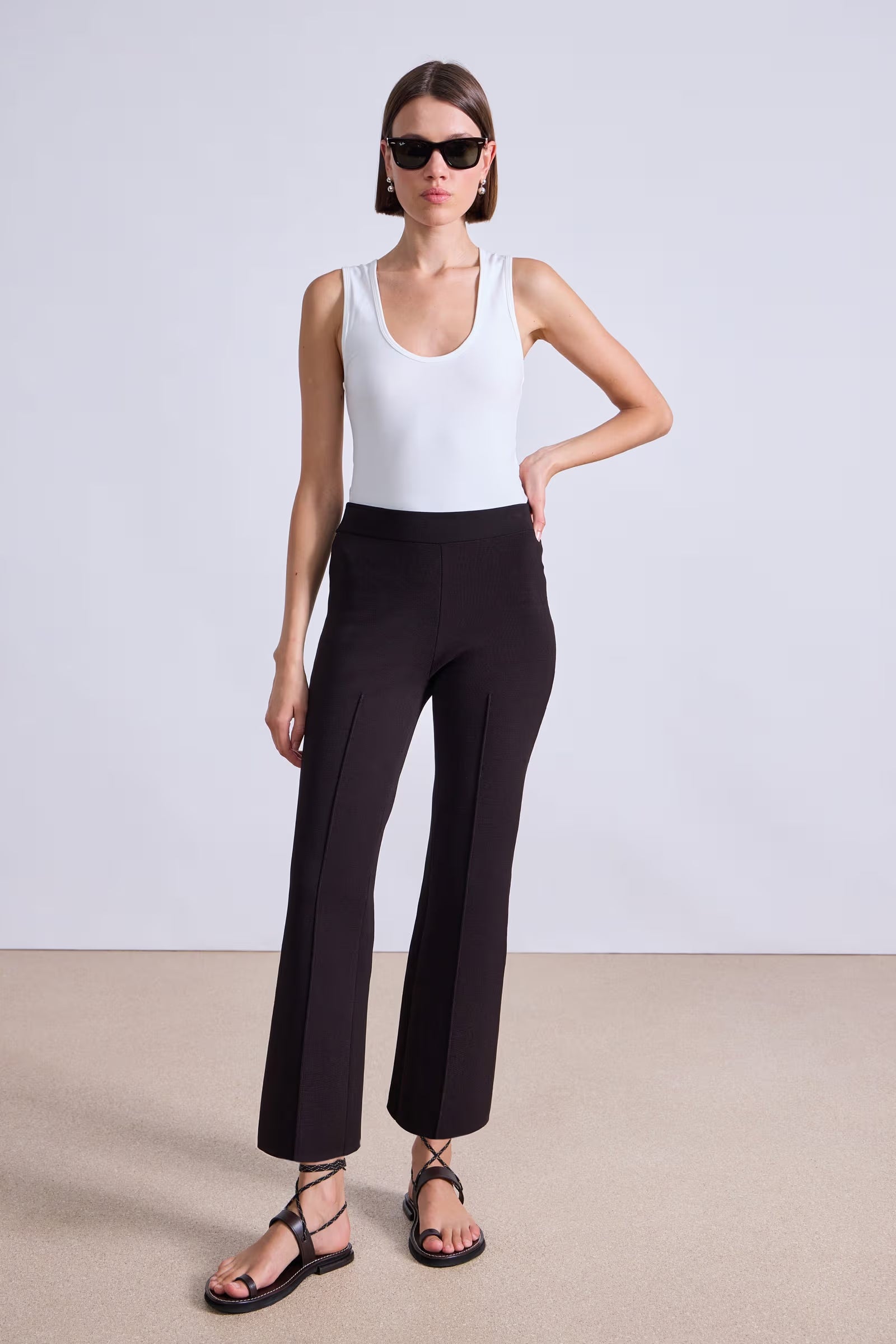 Rene Pull On Pant in Deep Espresso