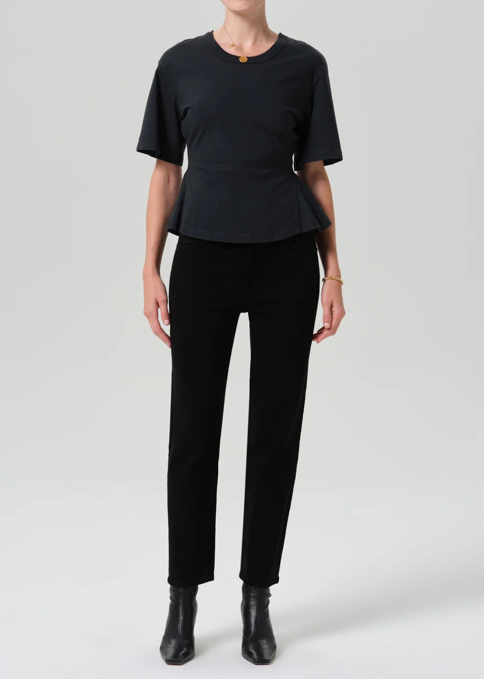 Caia Straight in Plush Black