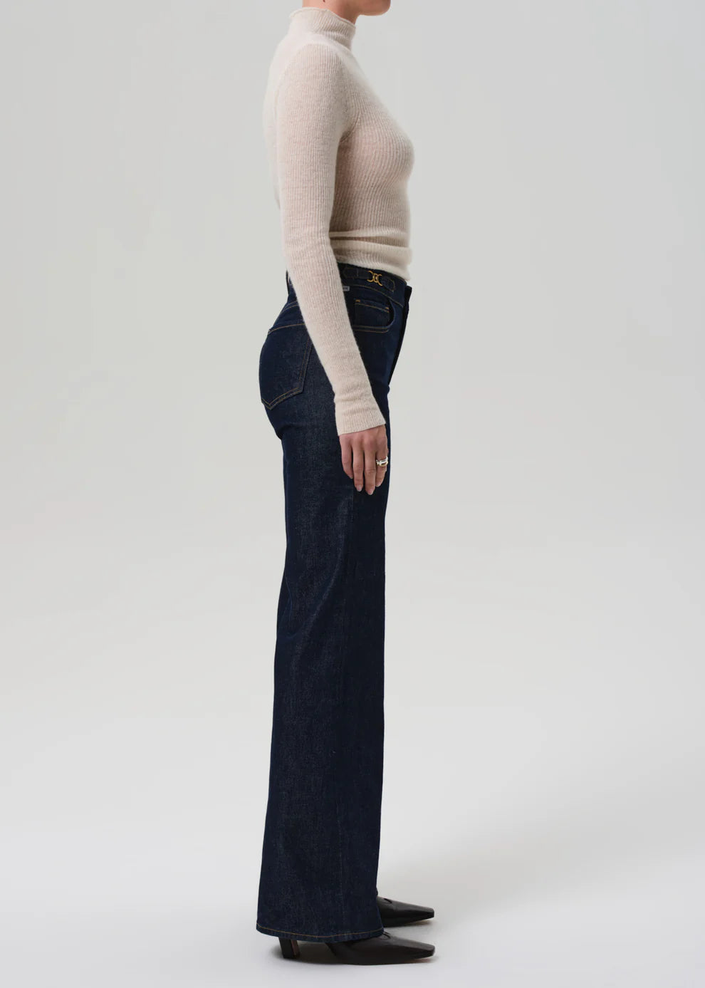 Kimberly Flare with Horsebit in Helia