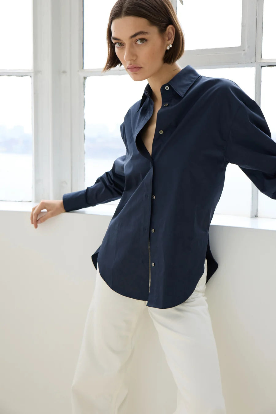 The Everything Shirt in Navy