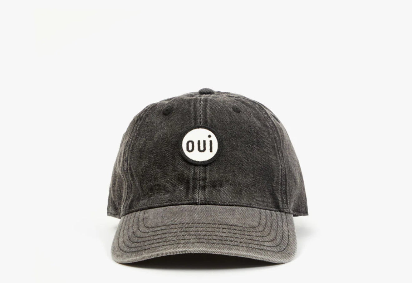 OUI Patch- Denim Baseball Hat