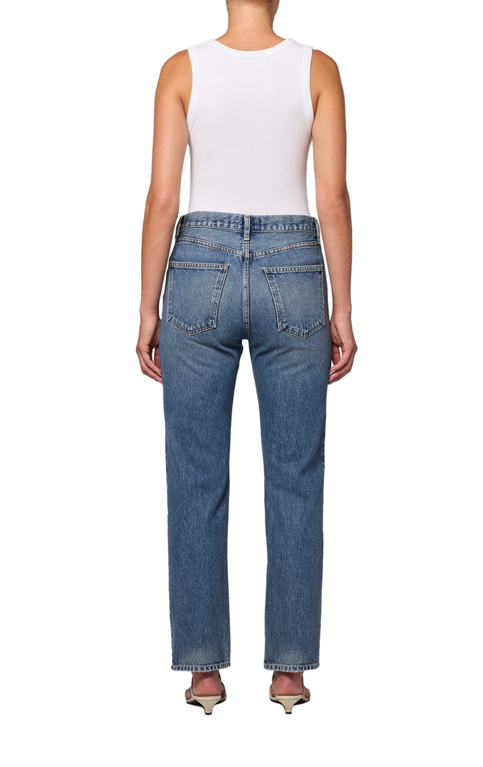 Lana High Rise Vintage Straight in Liberty