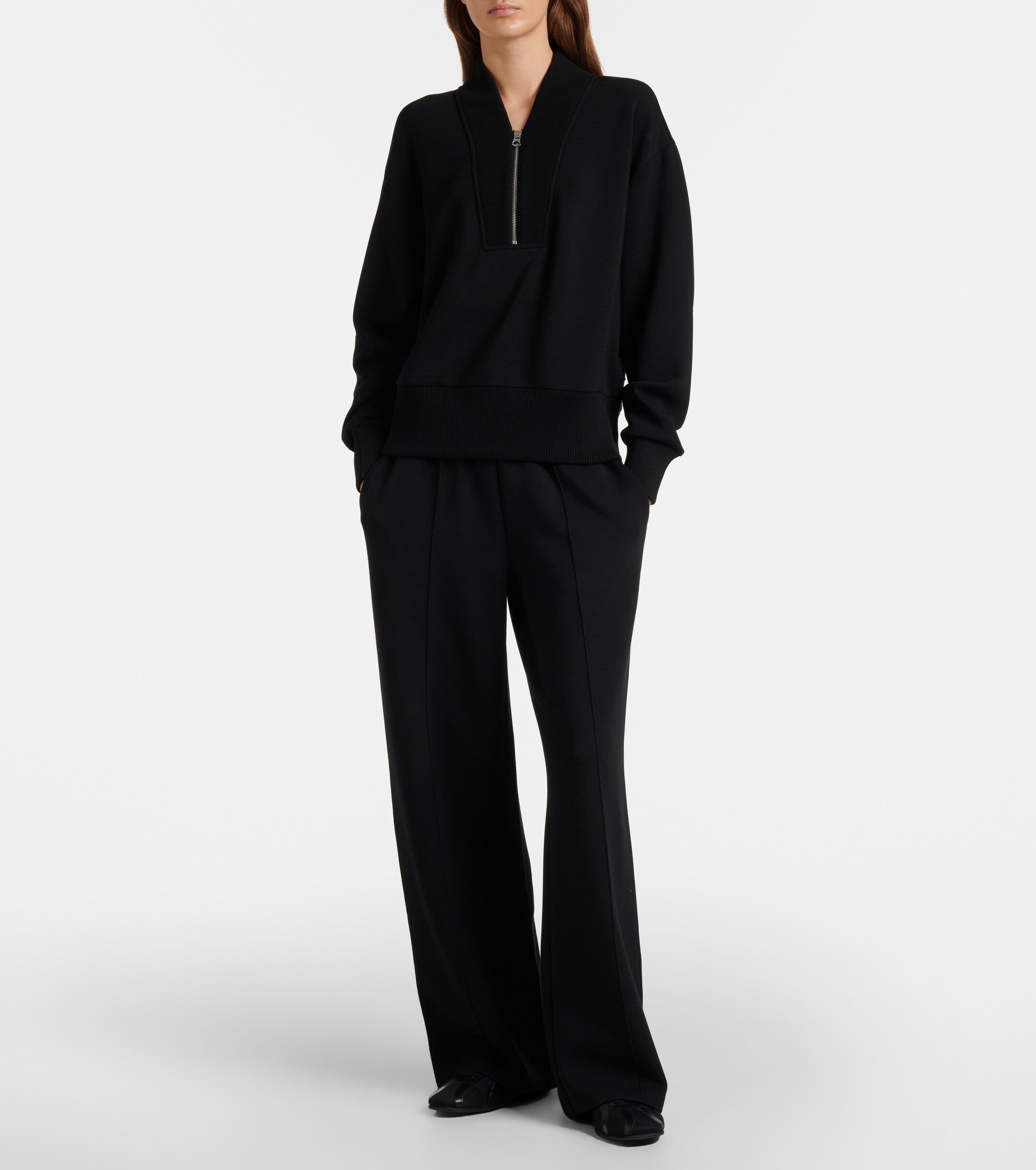 The Wide Leg Pant 30” - Black