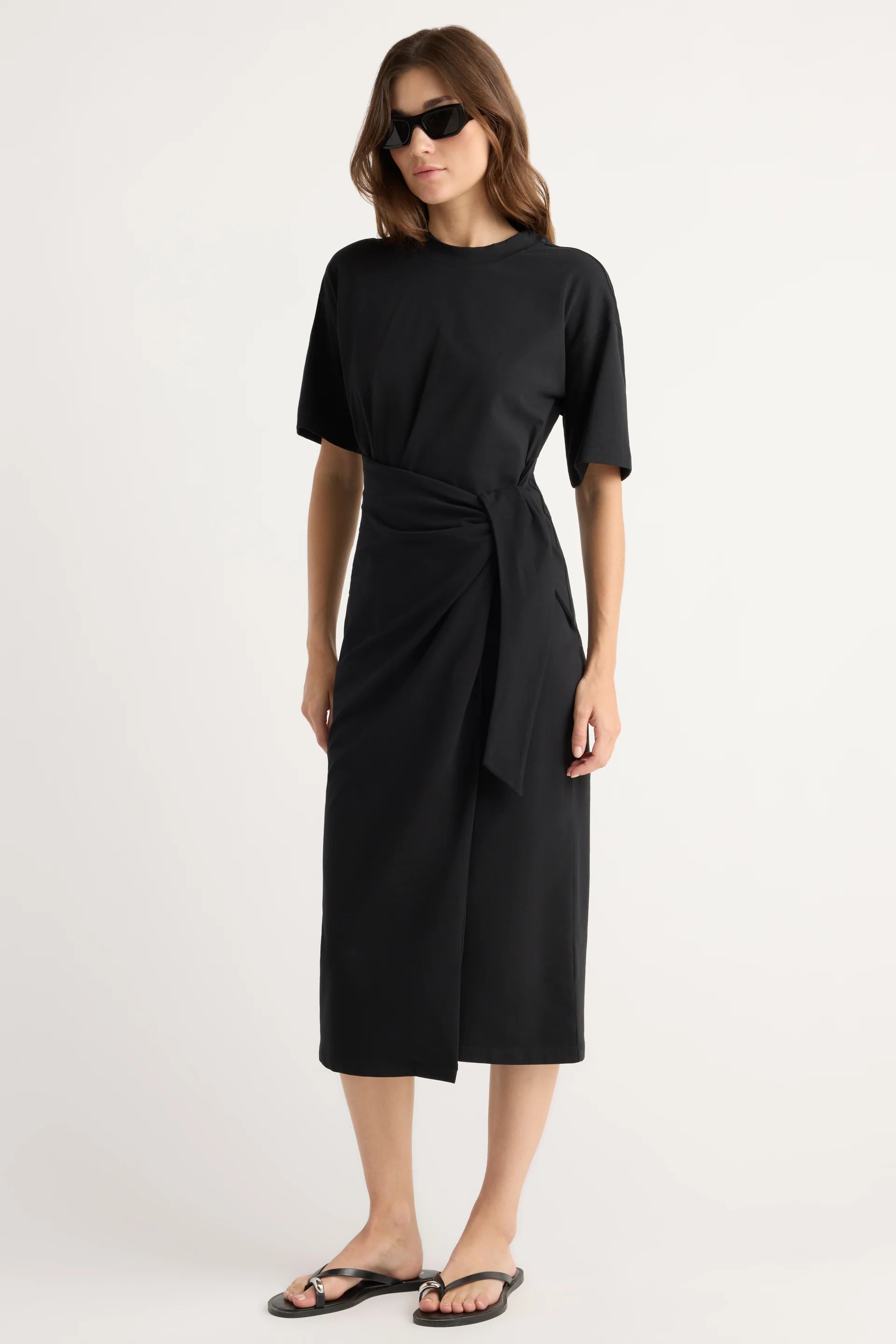 Noa Organic Cotton T-Shirt Wrap Dress