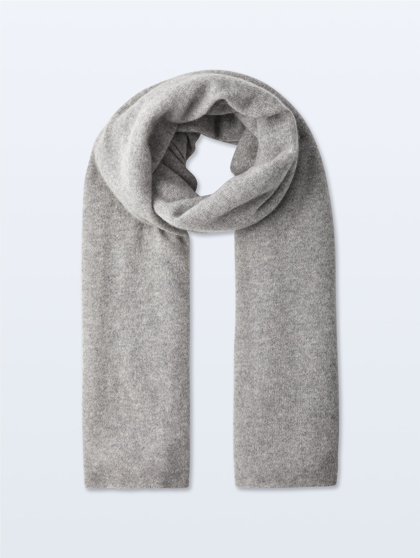 Cashmere Travel Wrap in Grey Heather
