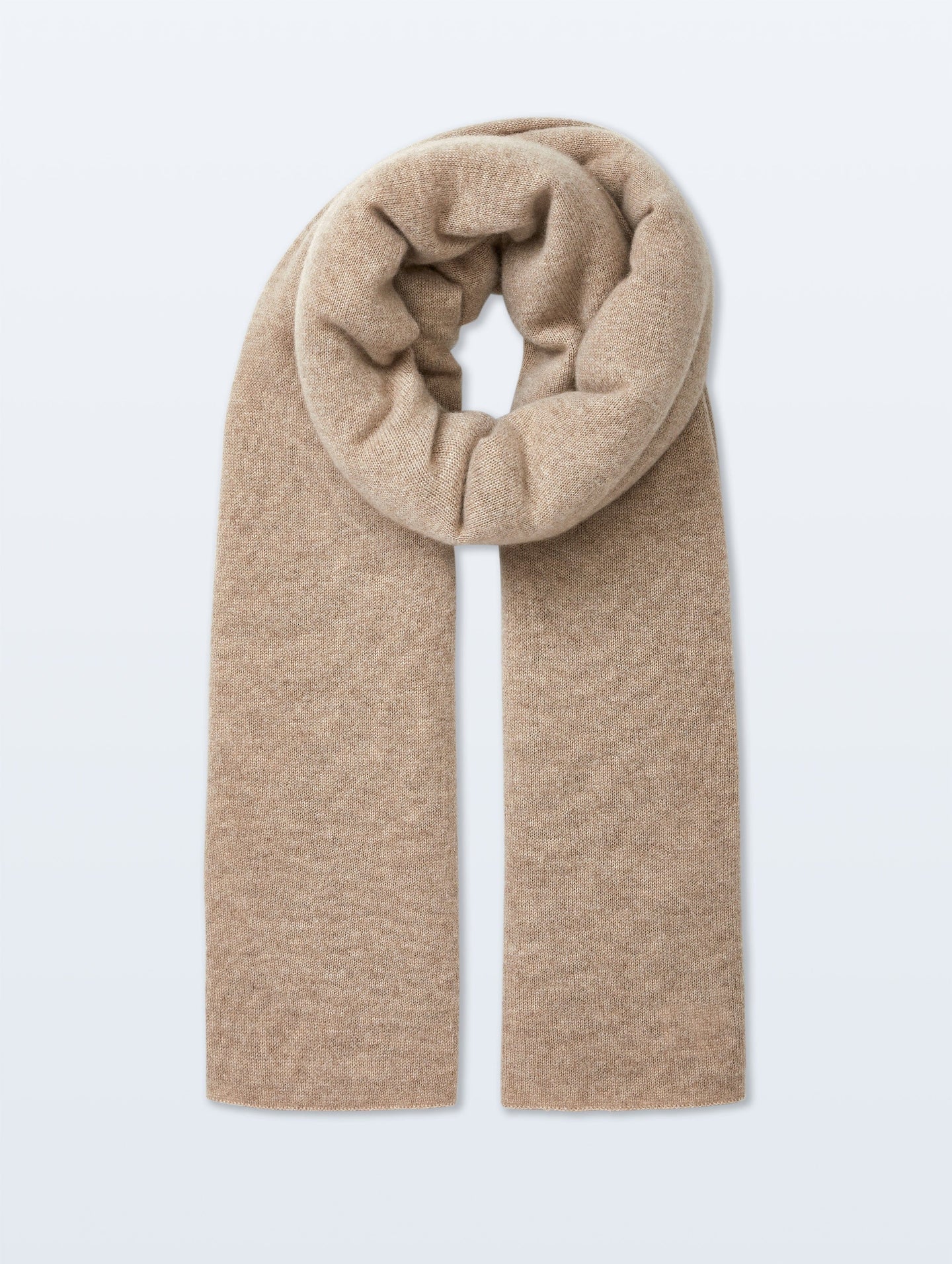 Cashmere Travel Wrap in Taupe Heather