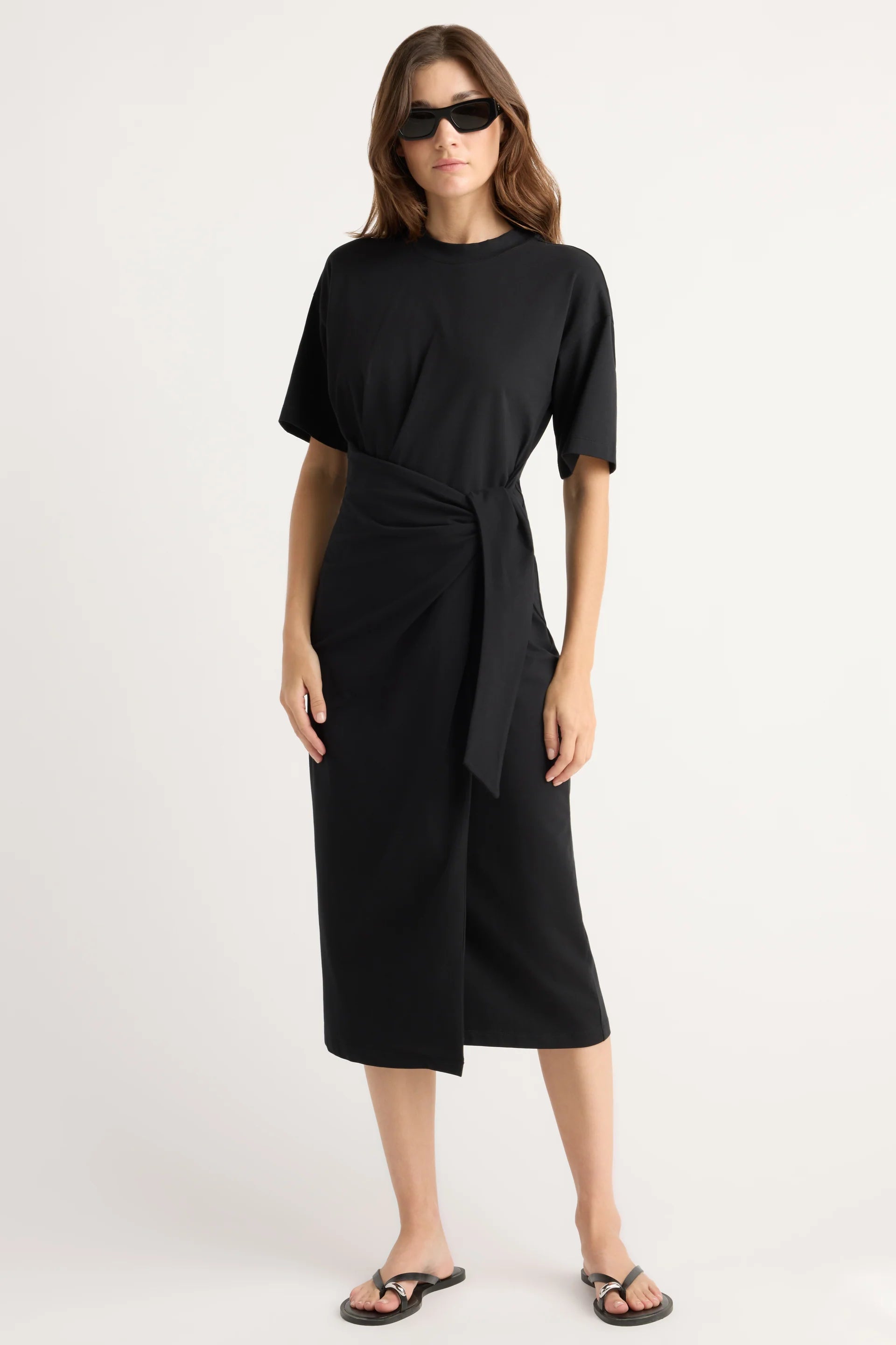 Noa Organic Cotton T-Shirt Wrap Dress