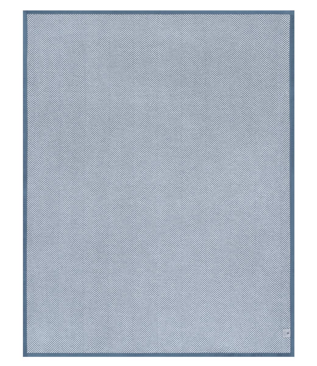 Harborview Herringbone Cornflower Blanket: Original