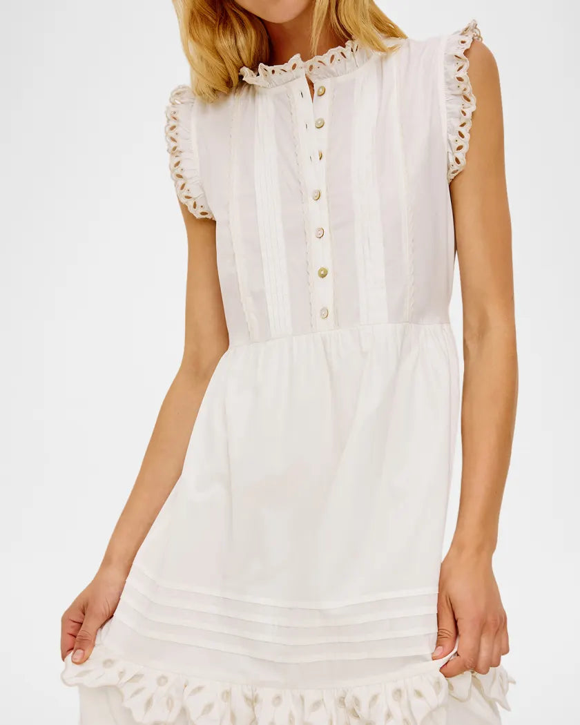 Aubrie Dress in White