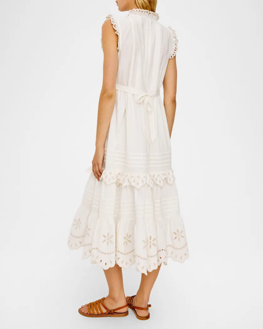 Aubrie Dress in White