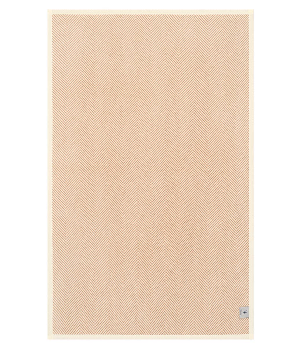 Harborview Herringbone Tan Blanket: Original