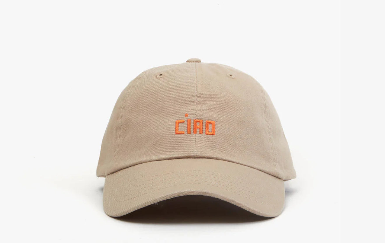 Ciao Khaki Baseball Hat