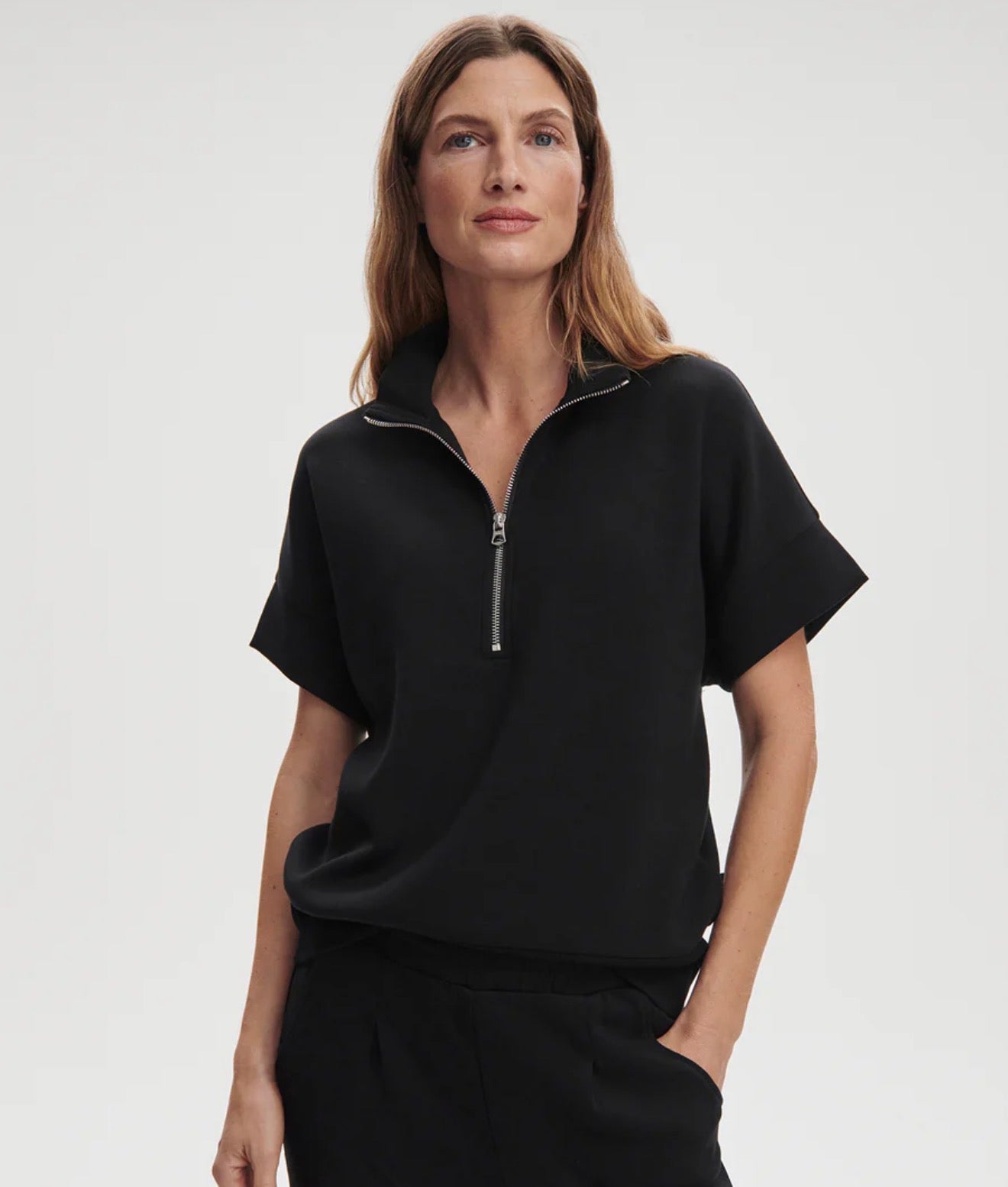 Ritchie Short Sleeve Sweatshirt - Black