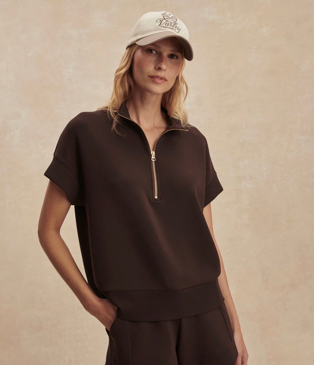 Ritchie Short Sleeve Sweatshirt - Coffee Bean