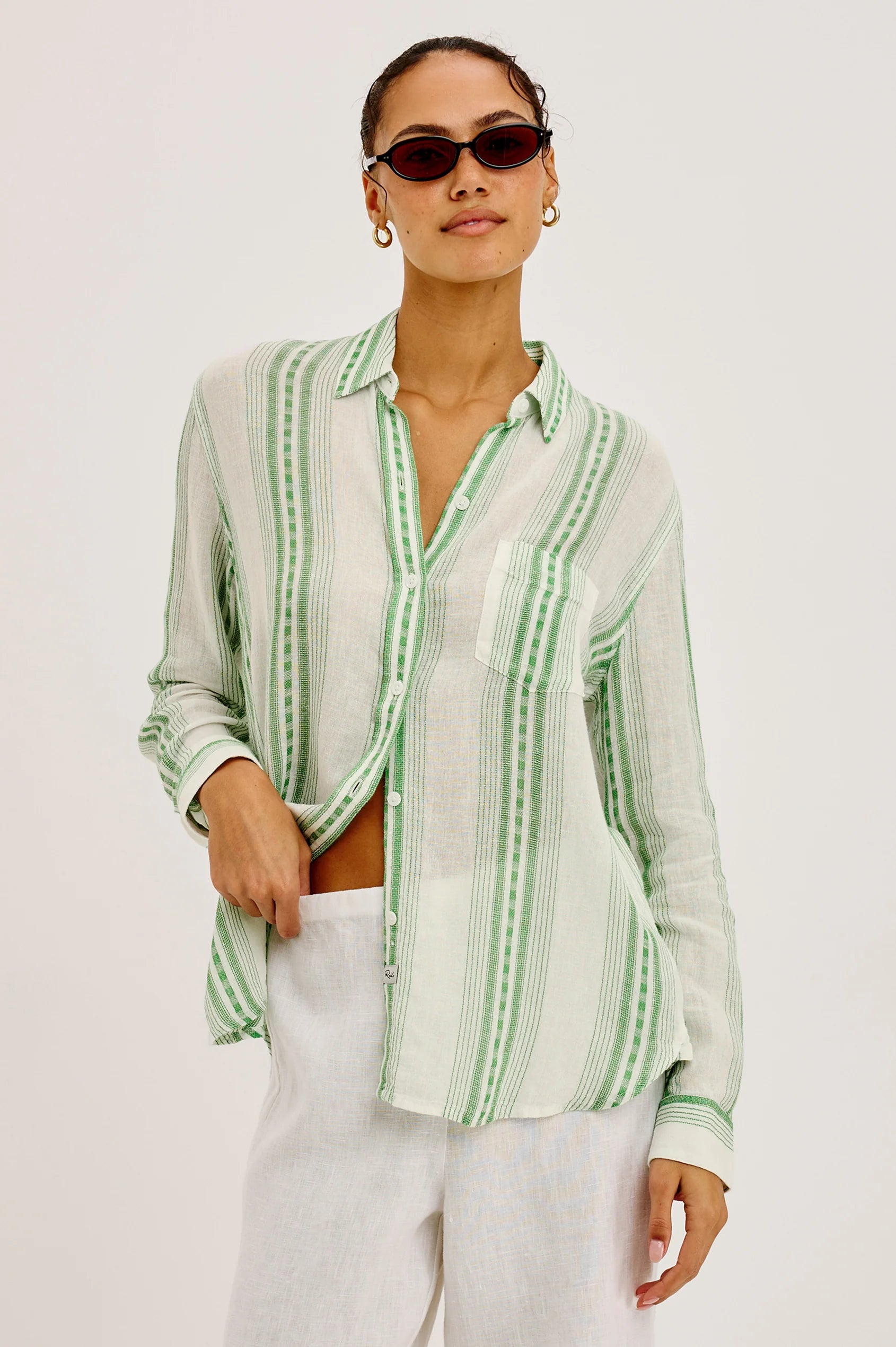 Charli Shirt in Margarita Stripe