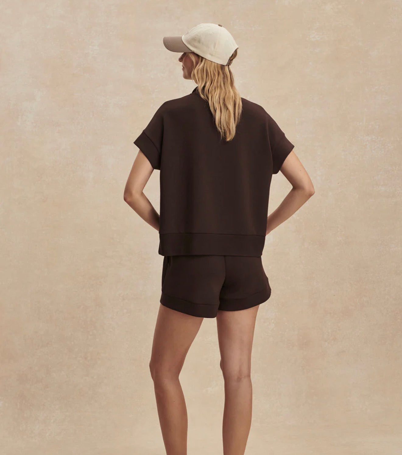 Ritchie Short Sleeve Sweatshirt - Coffee Bean