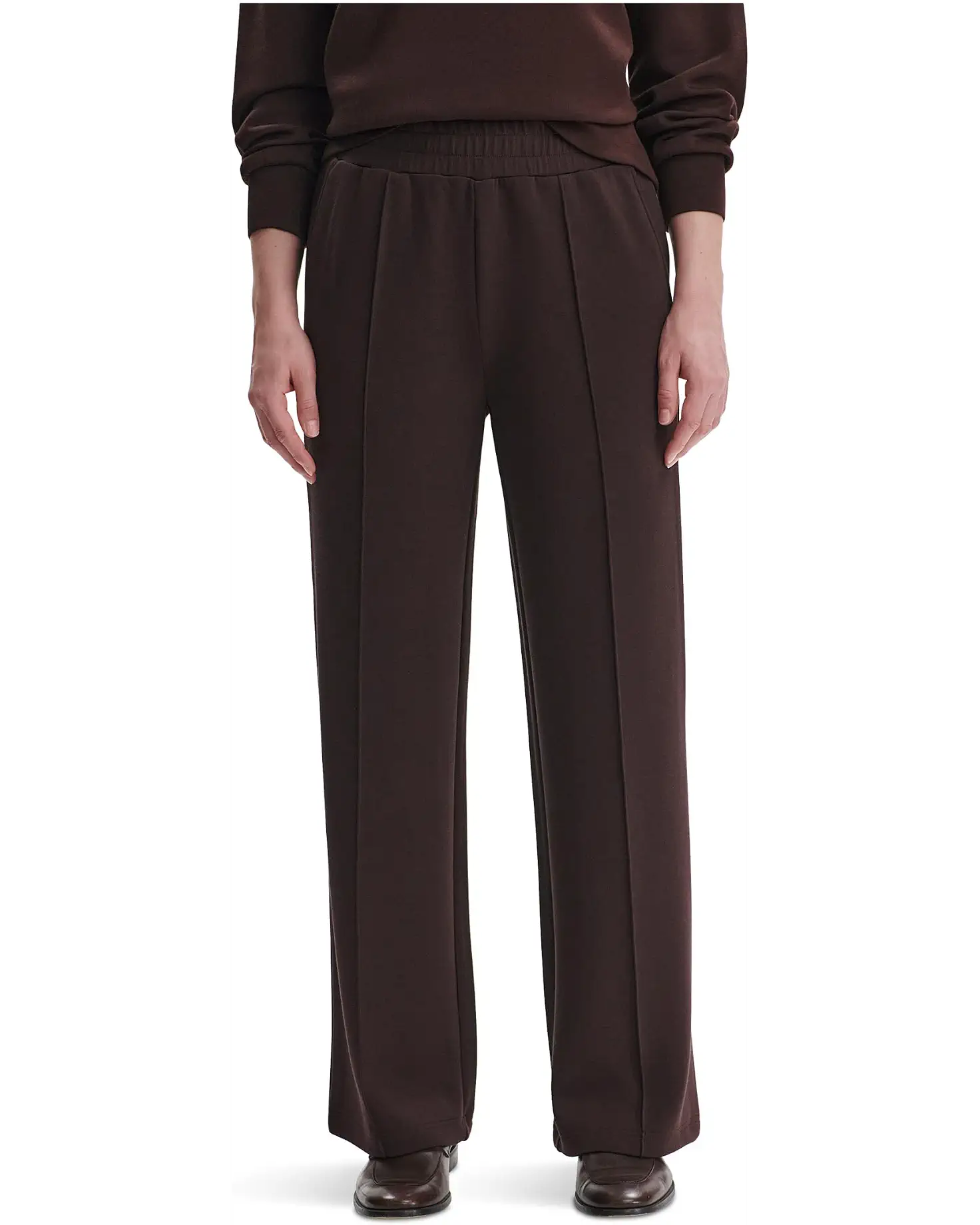 The Wide Leg Pant 30” - Coffee Bean
