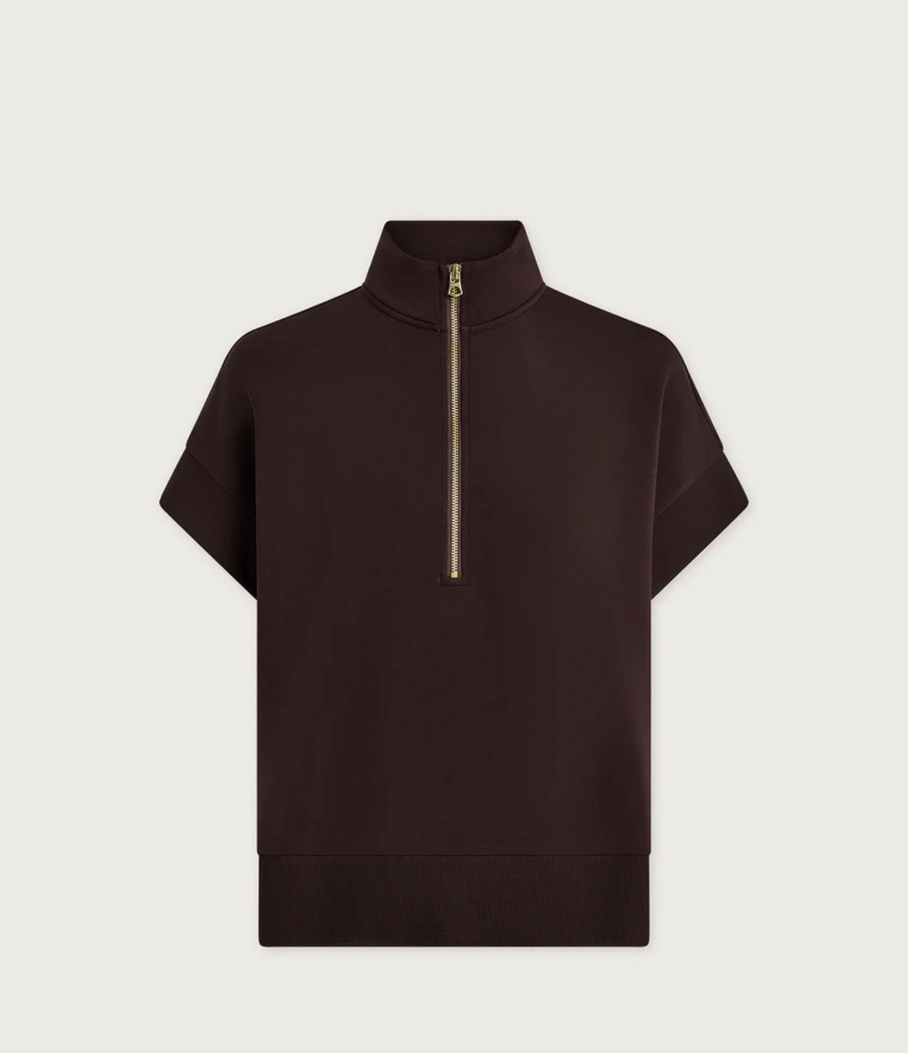 Ritchie Short Sleeve Sweatshirt - Coffee Bean