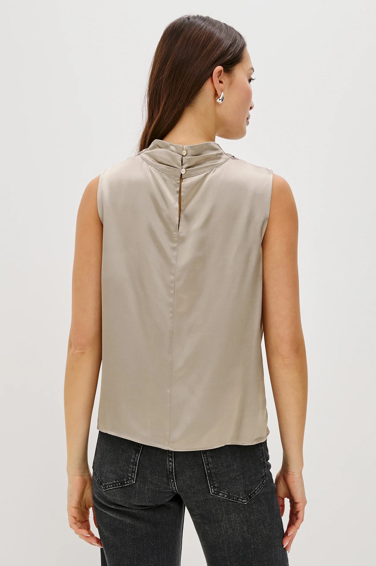 Loretta Top in Mink