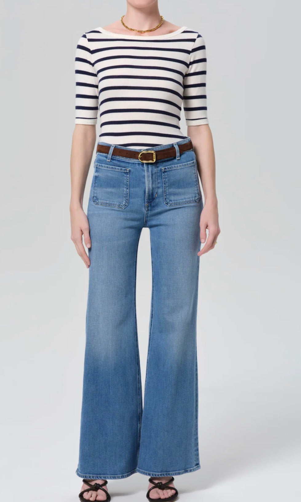 Kimberly Flare Patch pocket Flare