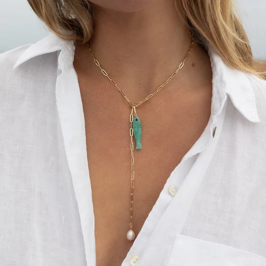 Fortuna Amazonite Charm