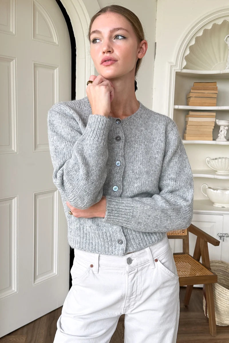 Little Atelier Cardigan- Heather Grey