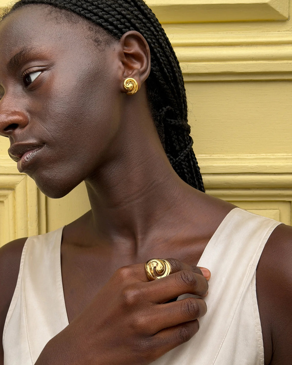 Small Gio Earrings- Gold