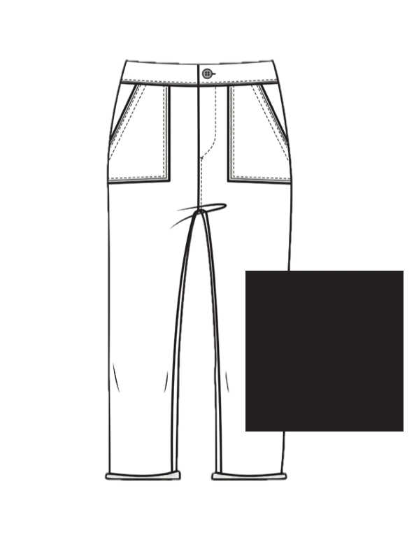 Blackrock-Utility Sweatpant in Black
