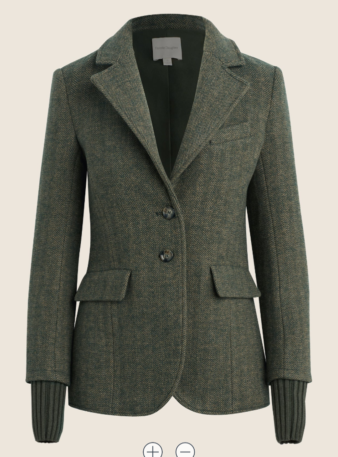The City Blazer- Yorkshire Herringbone