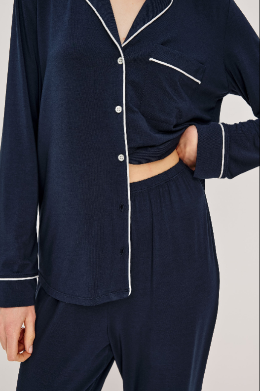 Varra Pajama Set- Navy