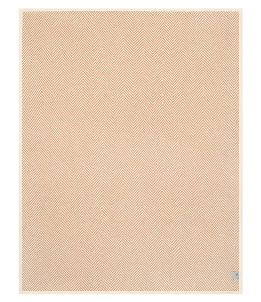 Harborview Herringbone Tan Blanket: Original