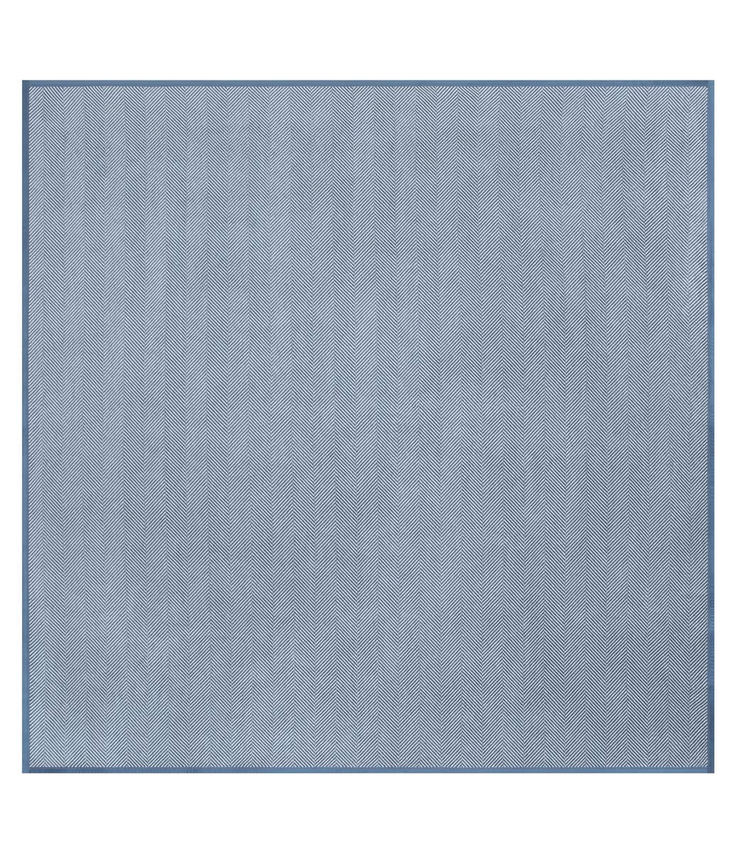 Harborview Herringbone Cornflower Blanket: Original