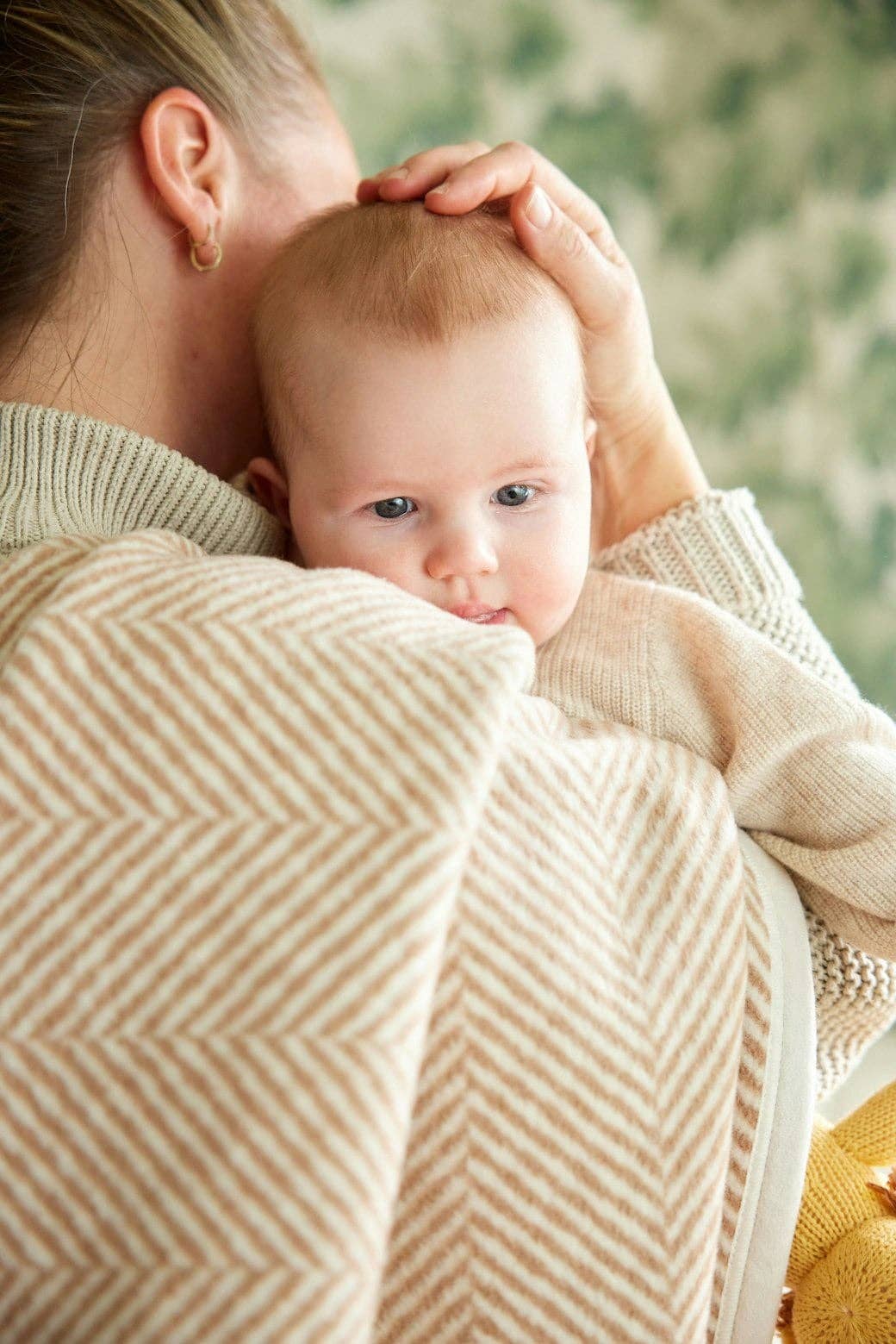 Harborview Herringbone Tan Blanket: Original