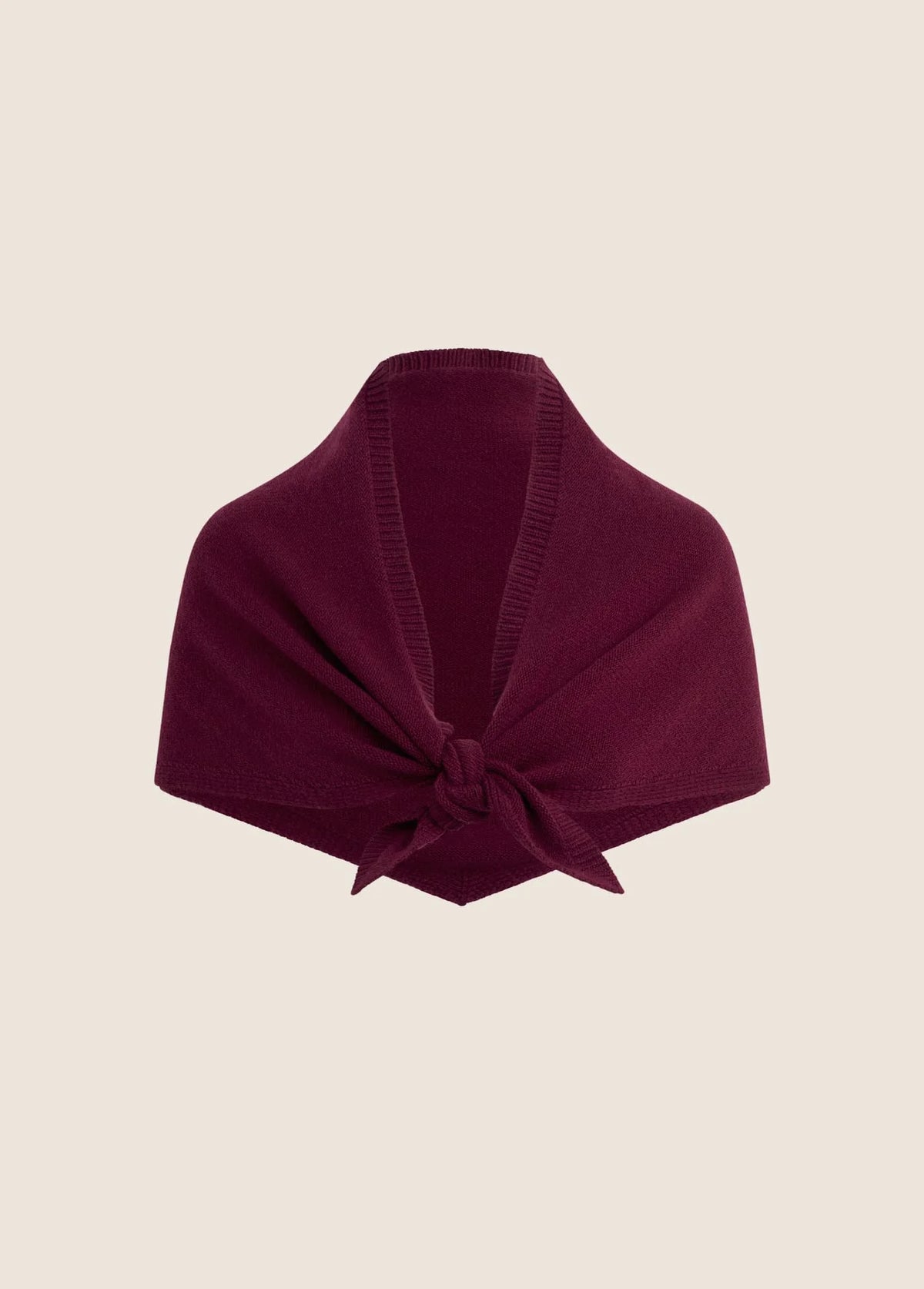The Triangle Scarf- Burgundy