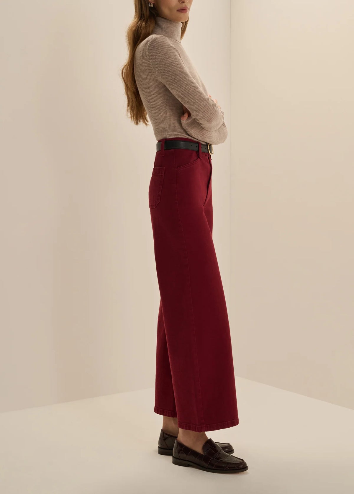 The Amelia Long Sleeve- Melange Beige