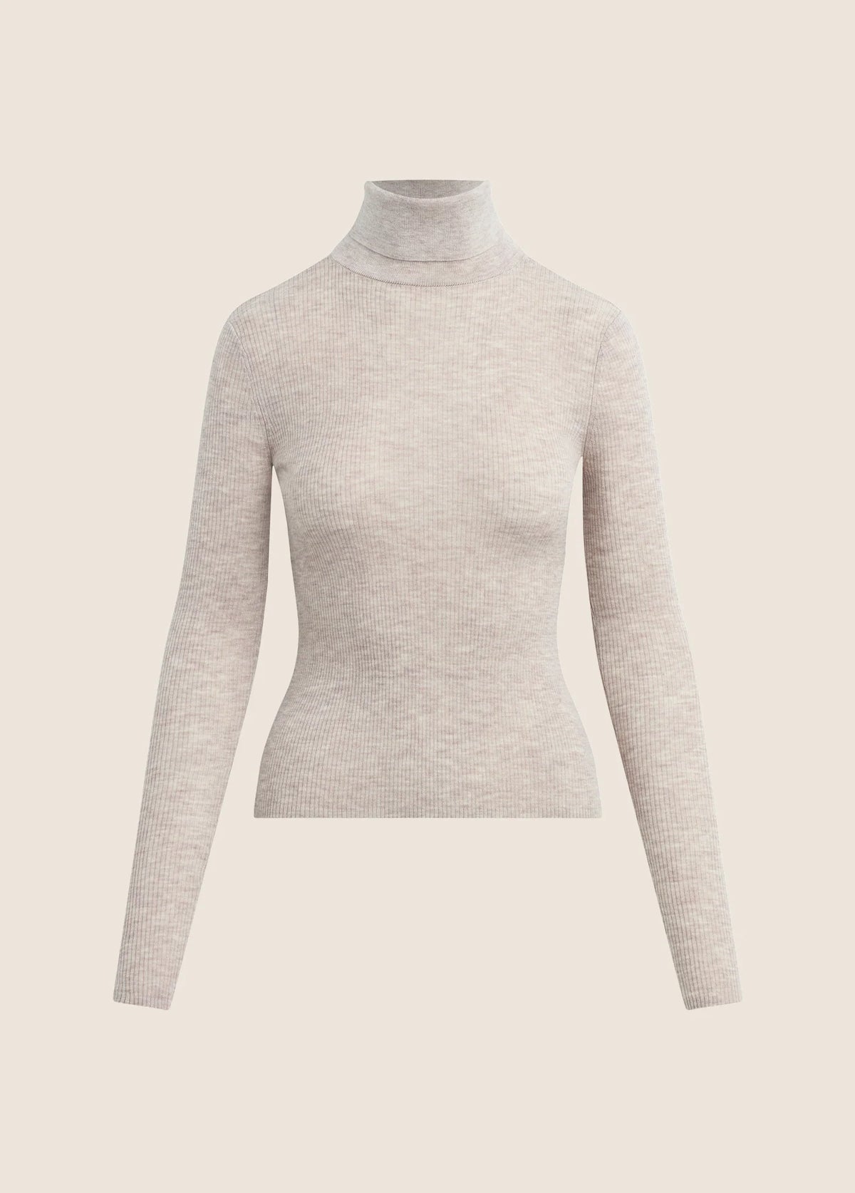 The Amelia Long Sleeve- Melange Beige
