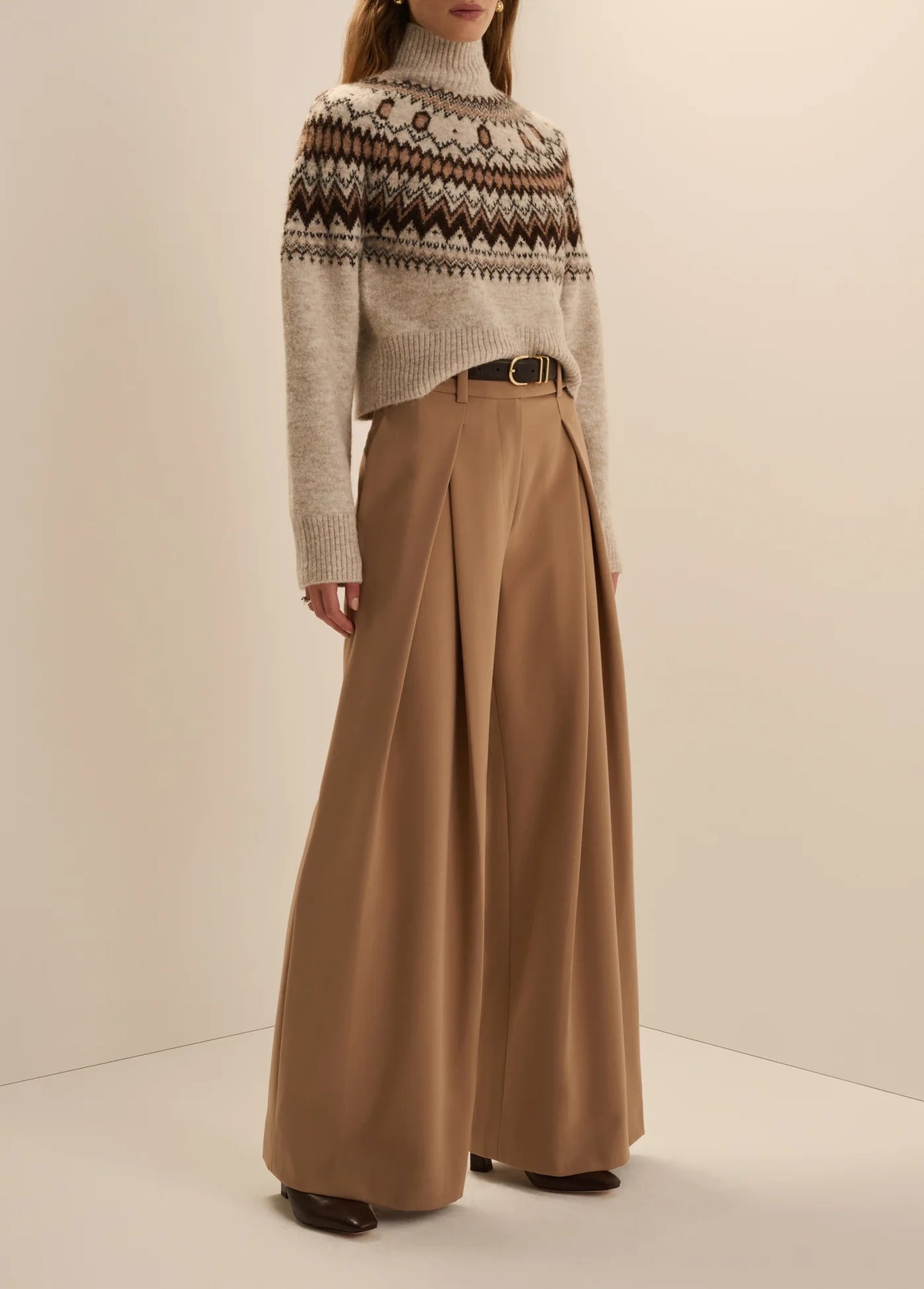 Chalet Sweater- Cream/Espresso