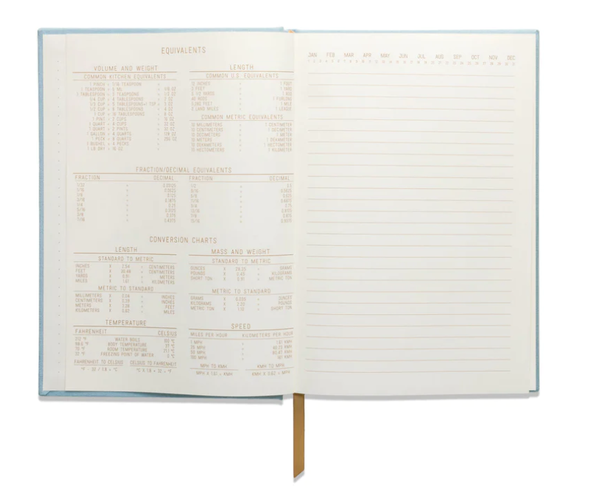 Hard Cover Suede Cloth Journal With Pocket