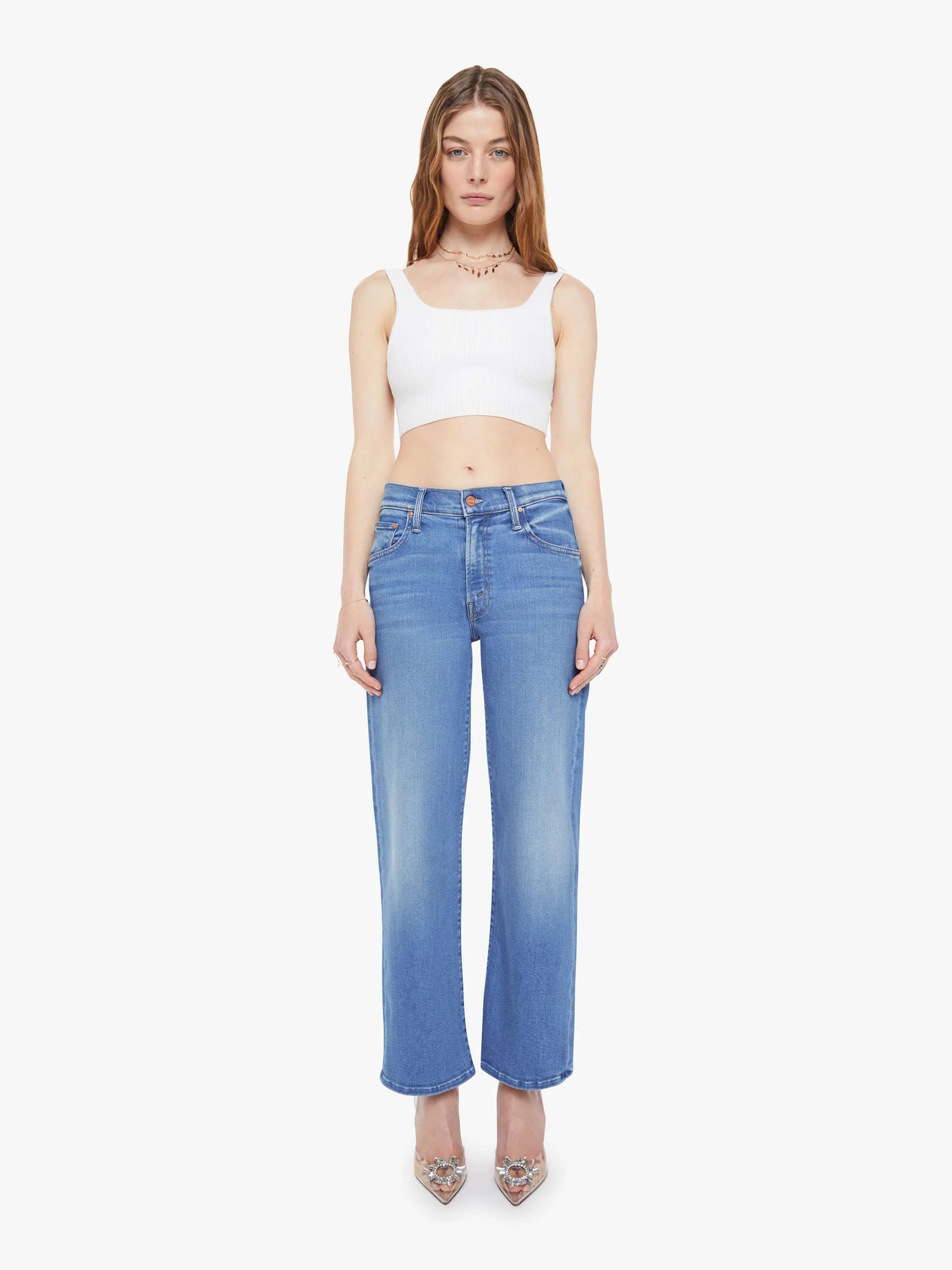 The Mid Rise Rambler Zip Ankle in Piece by Piece