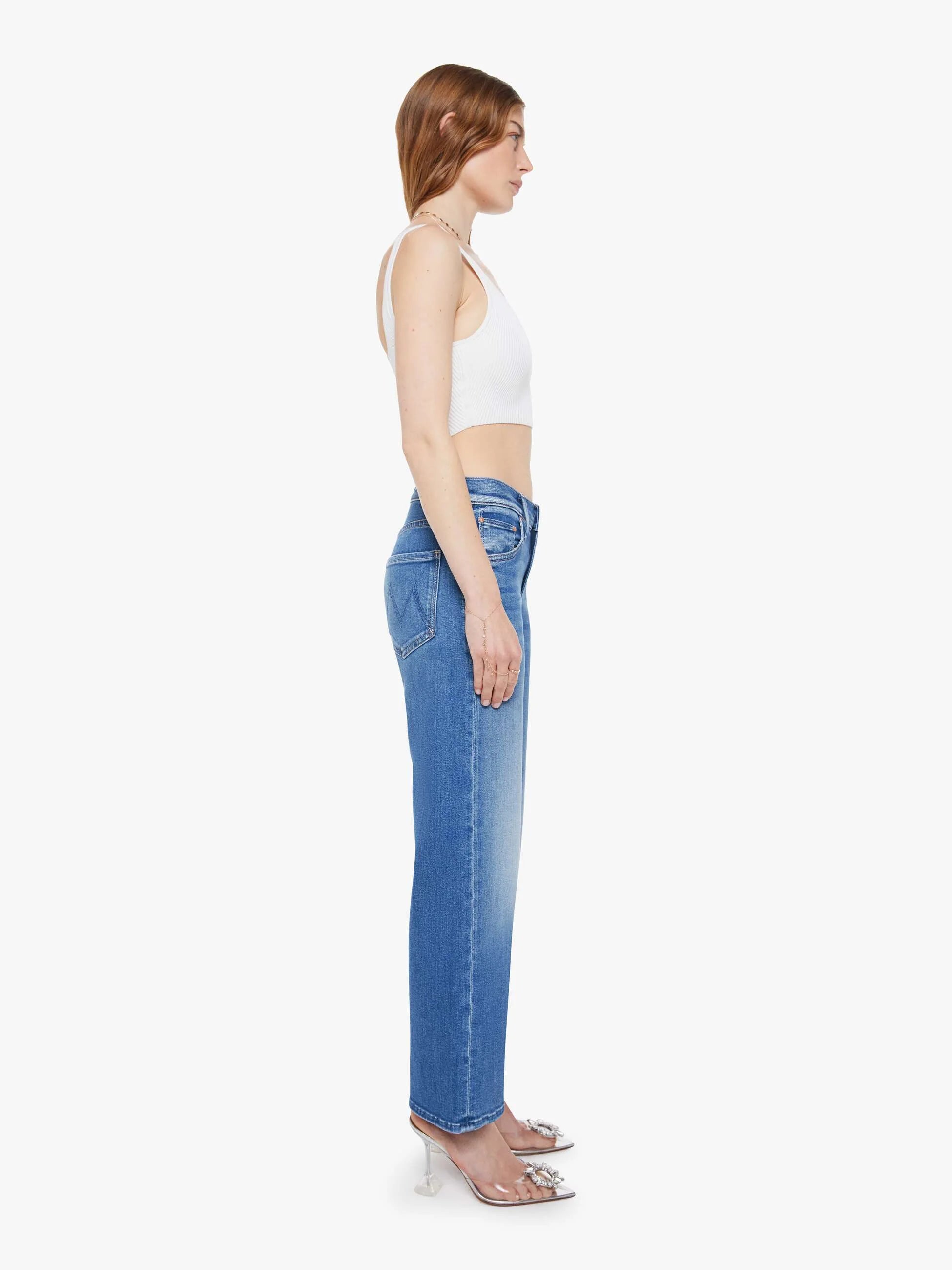 The Mid Rise Rambler Zip Ankle in Piece by Piece