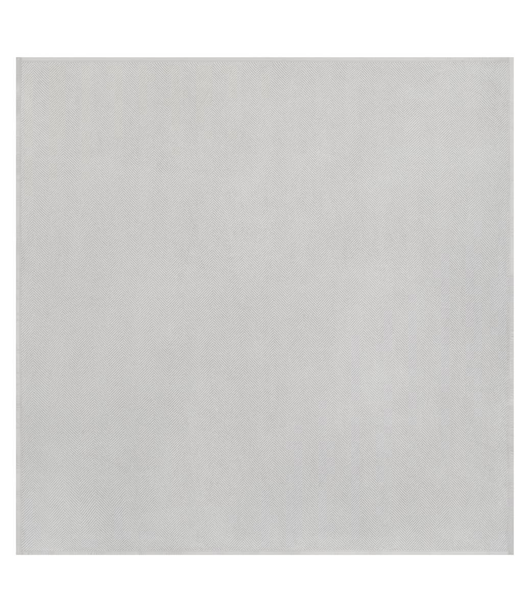 Harborview Herringbone Light Grey Blanket: Original