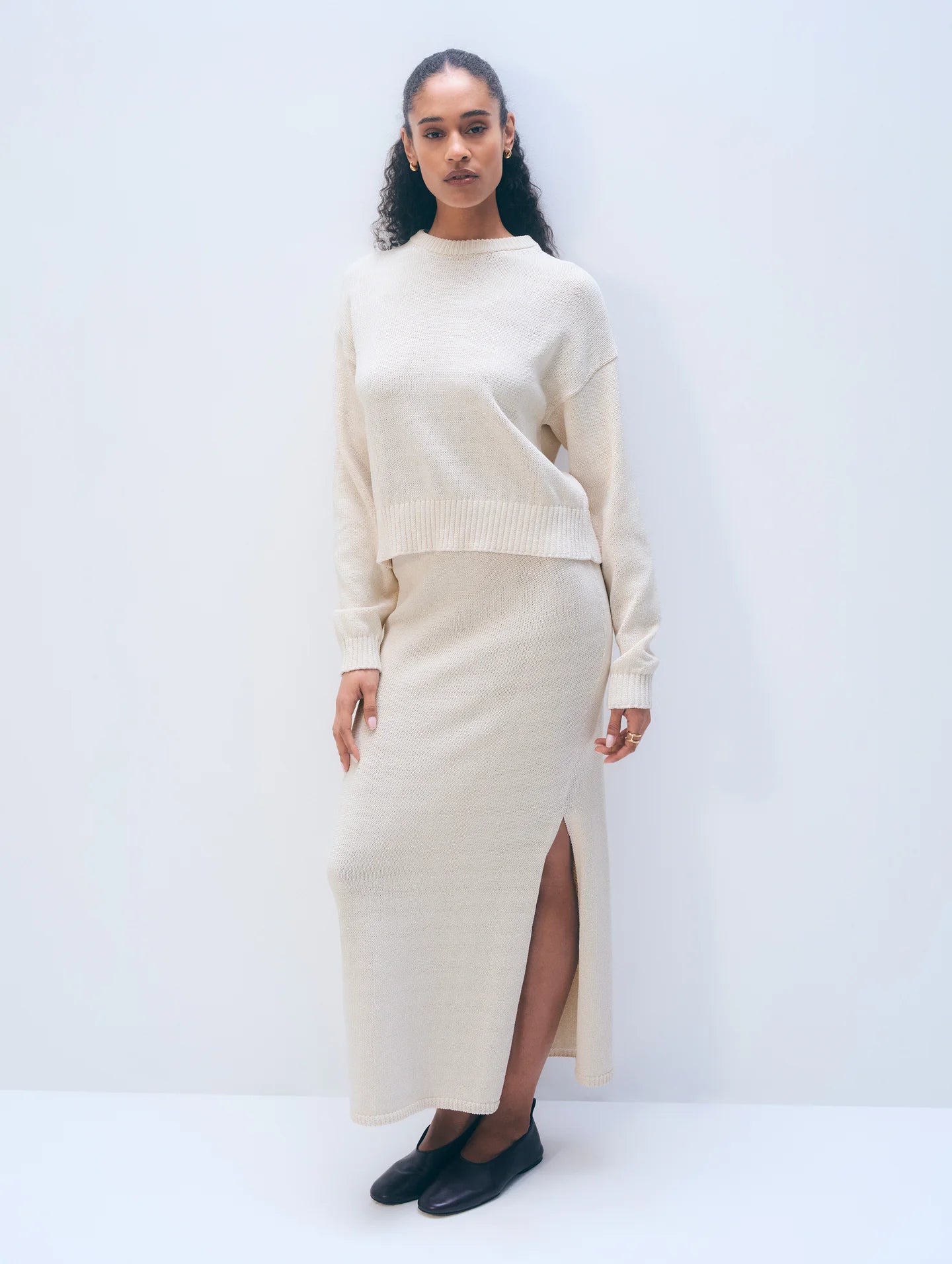 Luxe Organic Cotton Crewneck Sweater