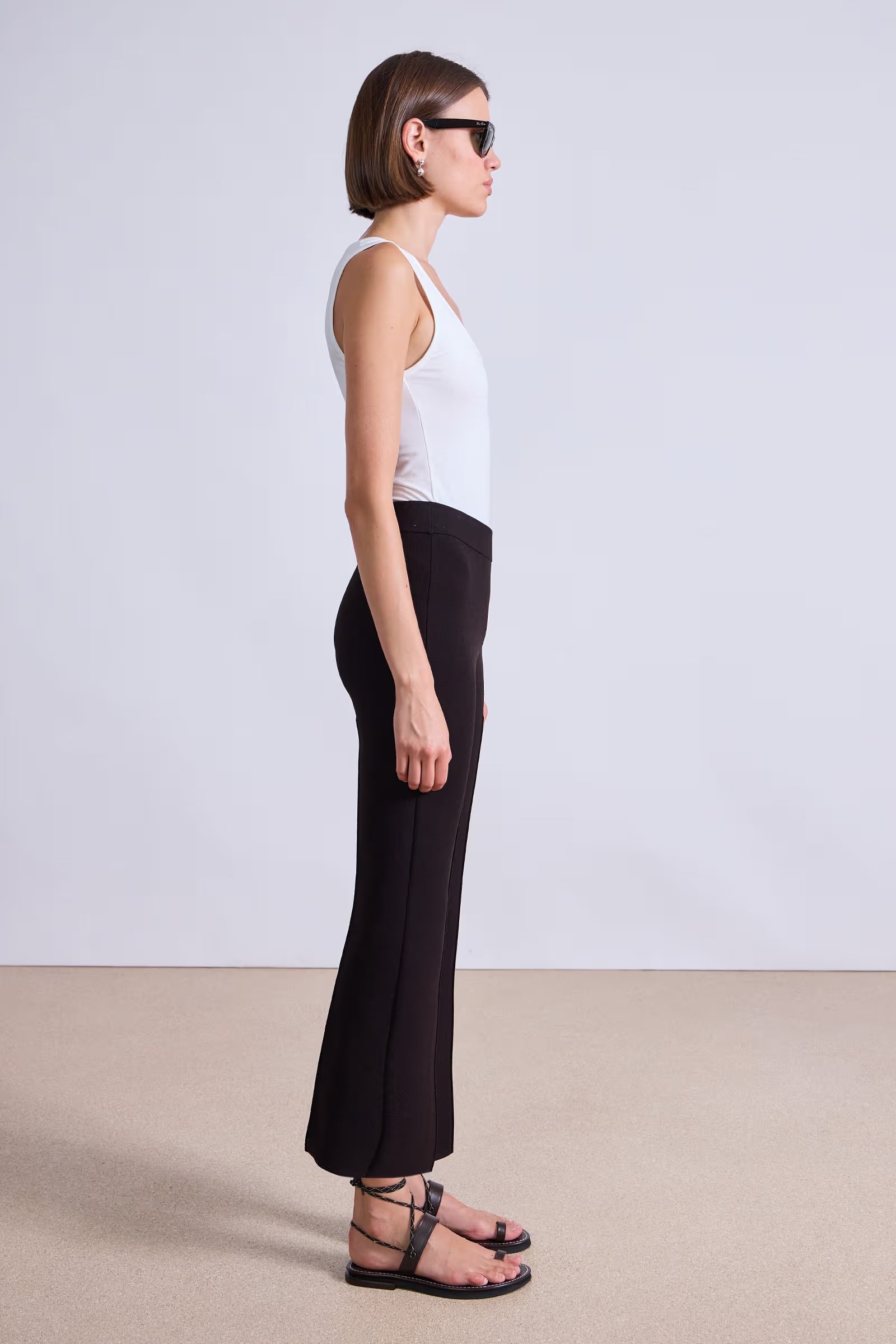 Rene Pull On Pant in Deep Espresso