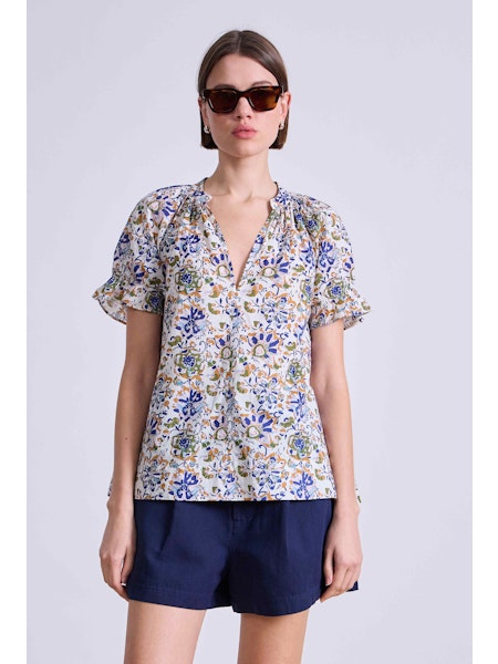 Lo Capo Top in Batik Floral