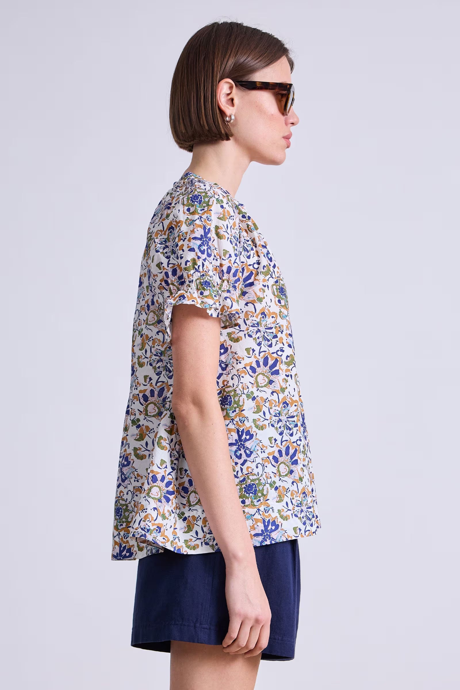 Lo Capo Top in Batik Floral