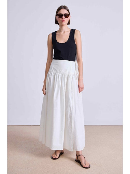 Angeli Maxi Skirt in Cream