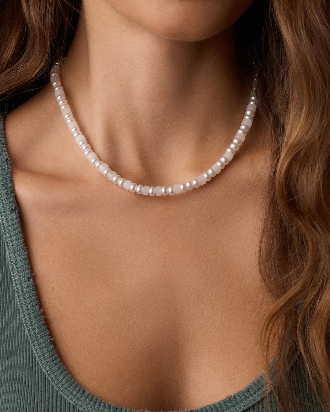 Harbor Statement Necklace Jade